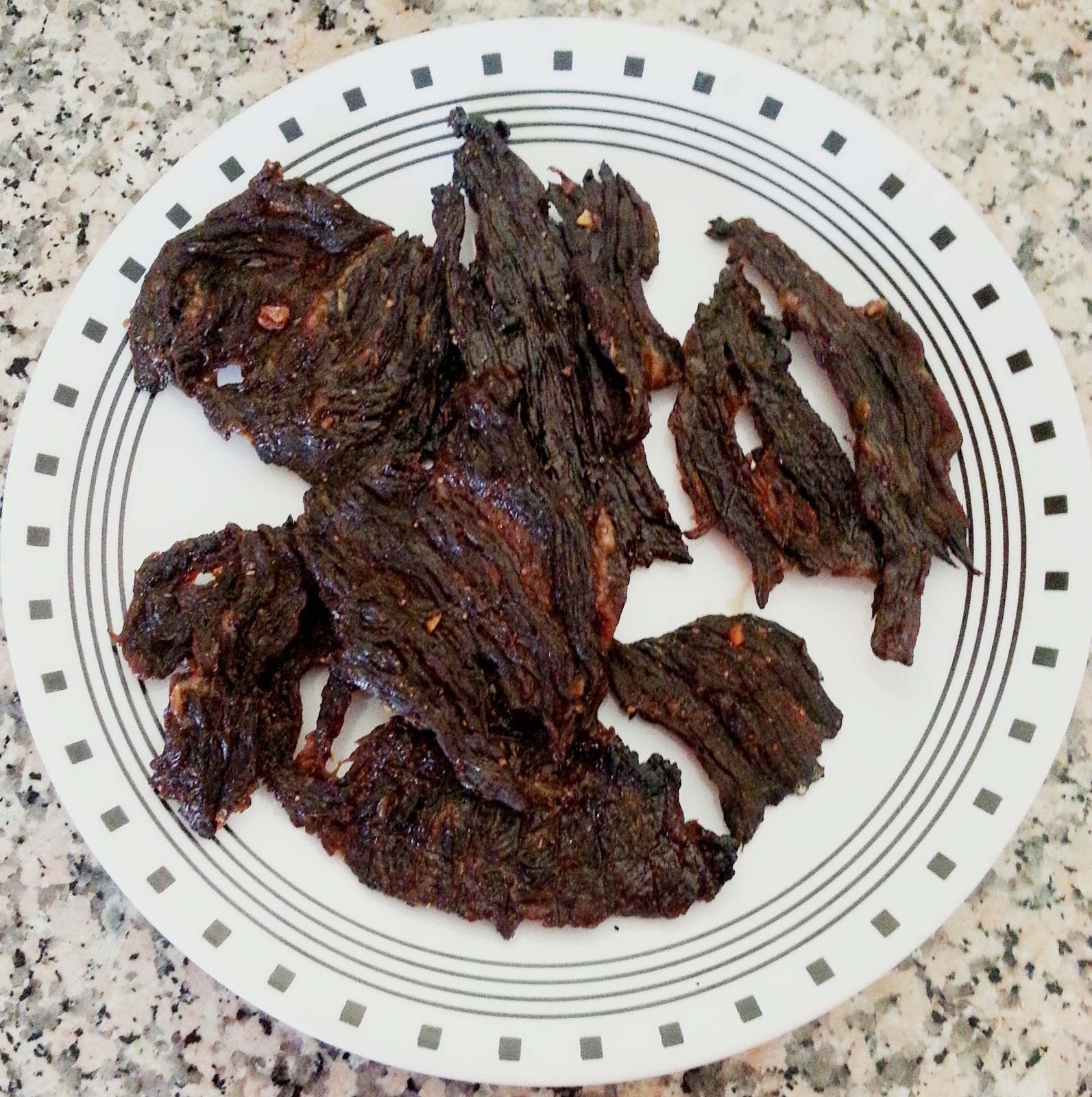 Ghost Pepper Beef Jerky 2oz. of Succulent and Fiery hot Jerky. Made in the U.S.A