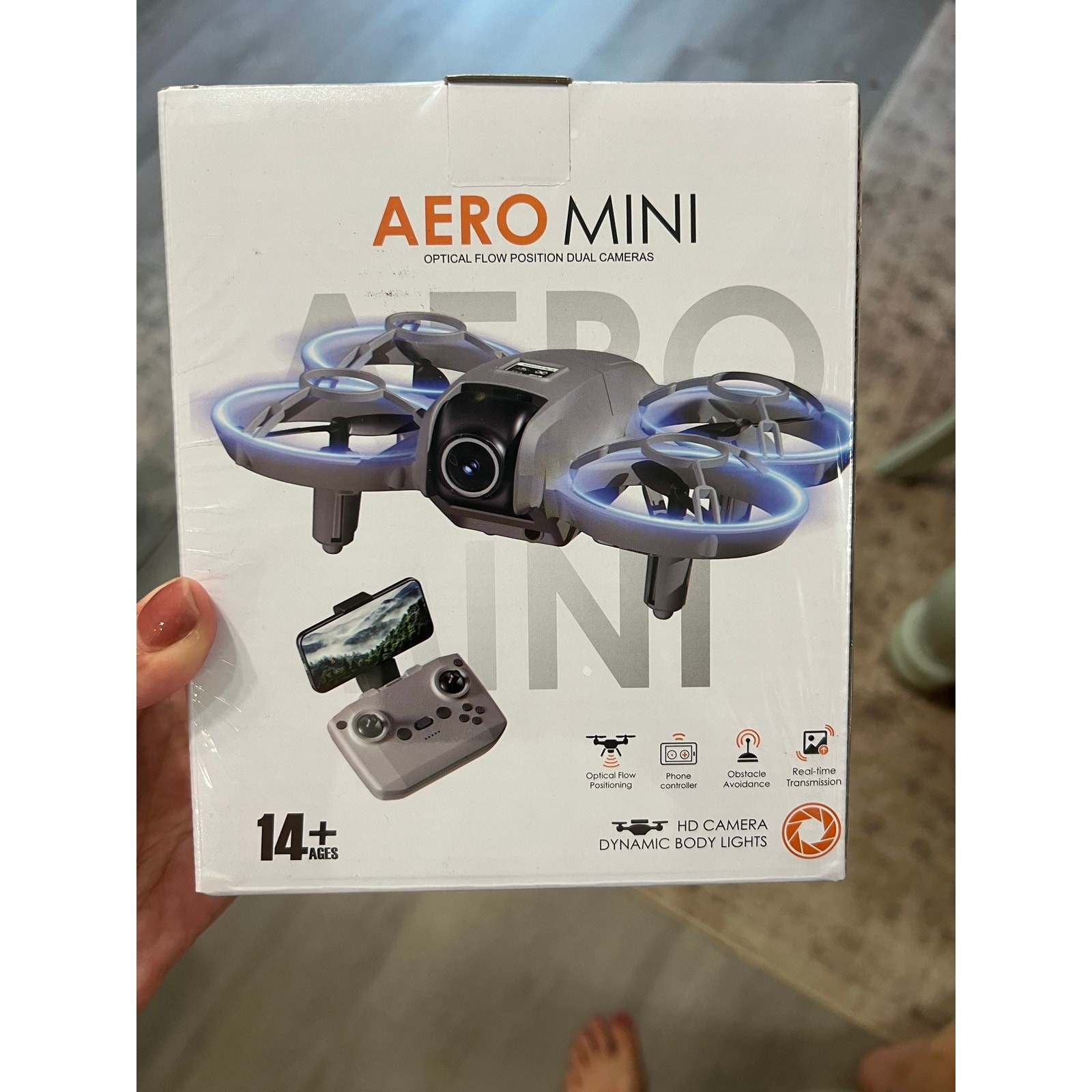 Aero Mini Dual-Camera Drone — Brand New in Box