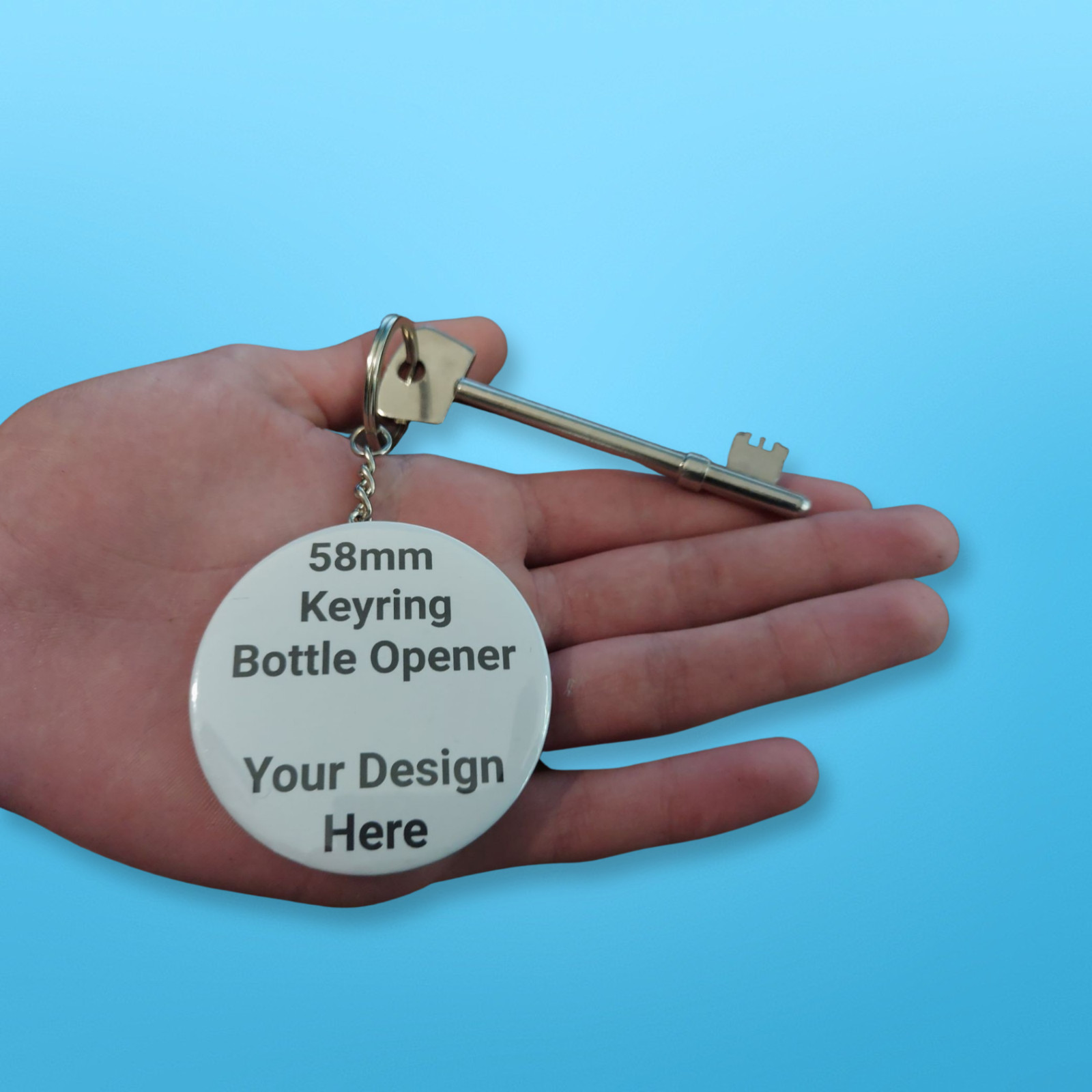 OFFICIAL CROSSFIT WANKER - 58mm KEYRING BOTTLE OPENER