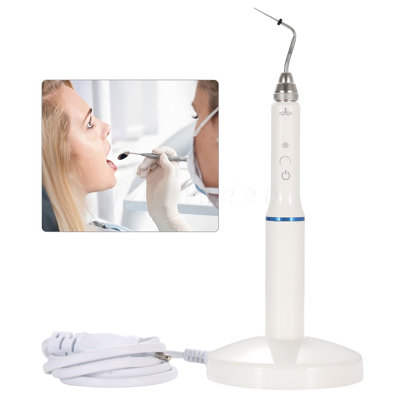 Dental Gutta Percha Obturation System Endo Heated Pen w/ 2 Tips
