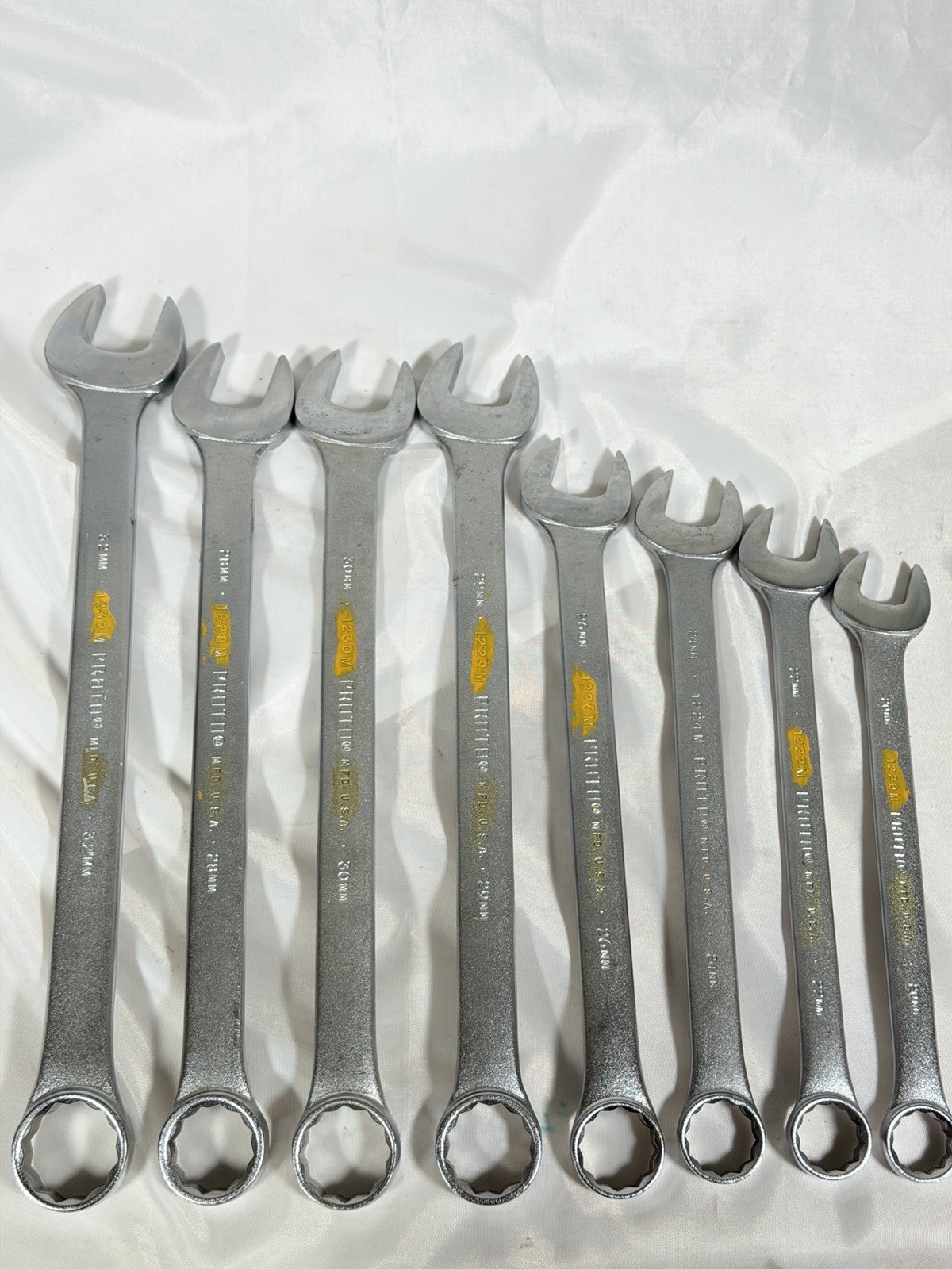 Proto USA Metric Combination Wrench Set 20-32mm 8pc 1220M-1232M Professional