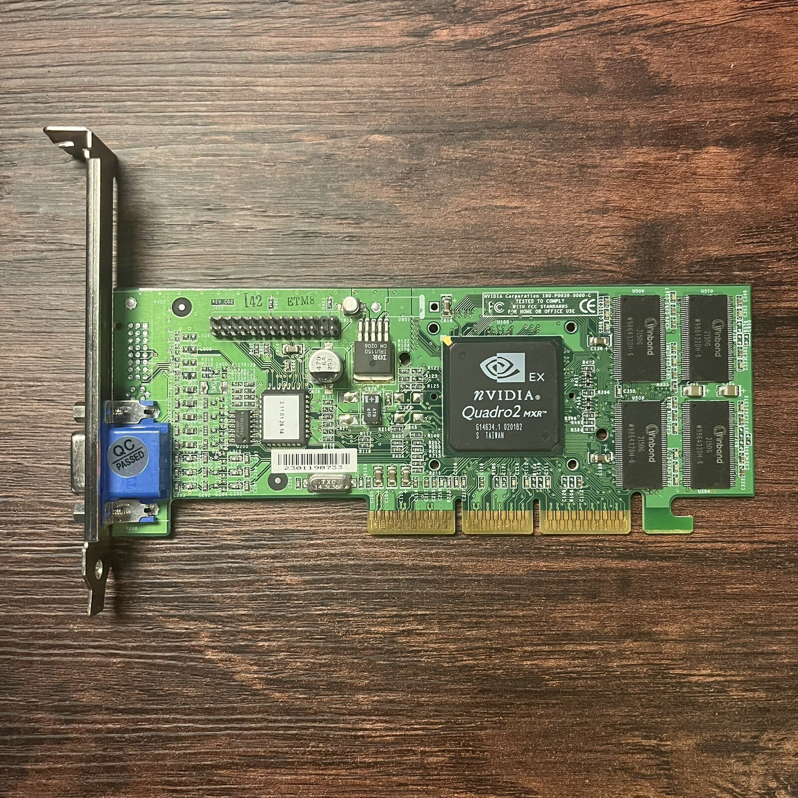 NVIDIA Quadro2 MXR EX 32MB AGP Video Card