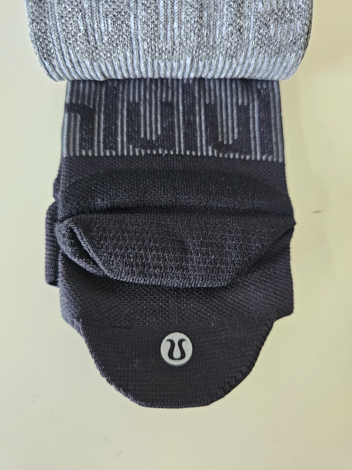 NWT LULULEMON Power Stride Tab Socks Men's Size XL 3-Pack White Gray Black