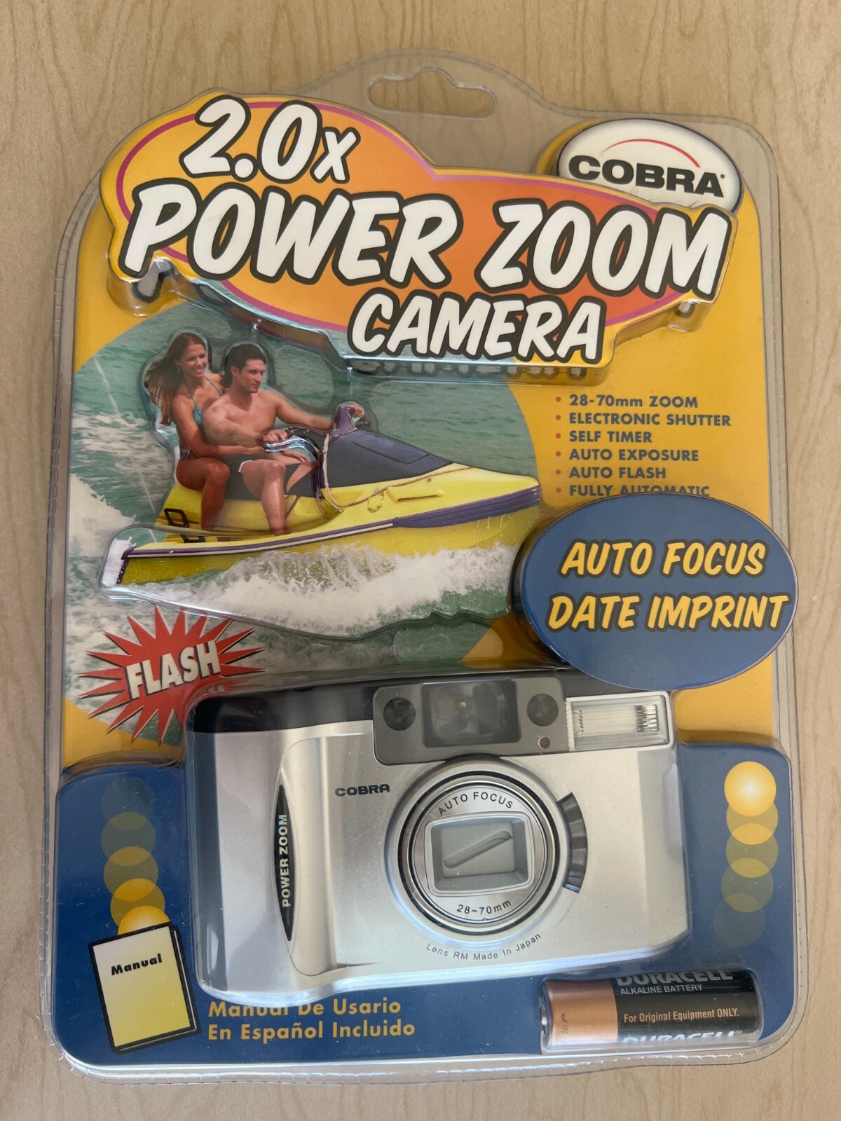 NEW RARE Cobra Model Z 1800D 35mm Point & Shoot Camera w/28-70mm Zoom