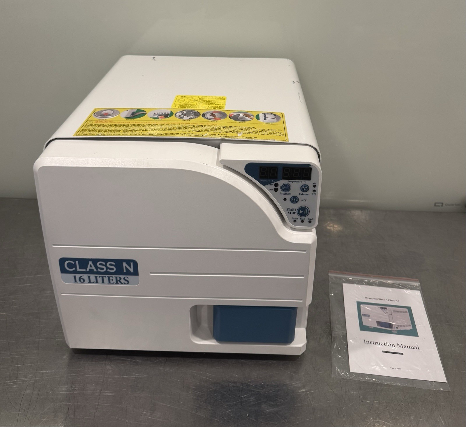 JCH-16 Dental Autoclave Steam Sterilizer Class N 16 Liter 110V NEW! SHIPS FREE!