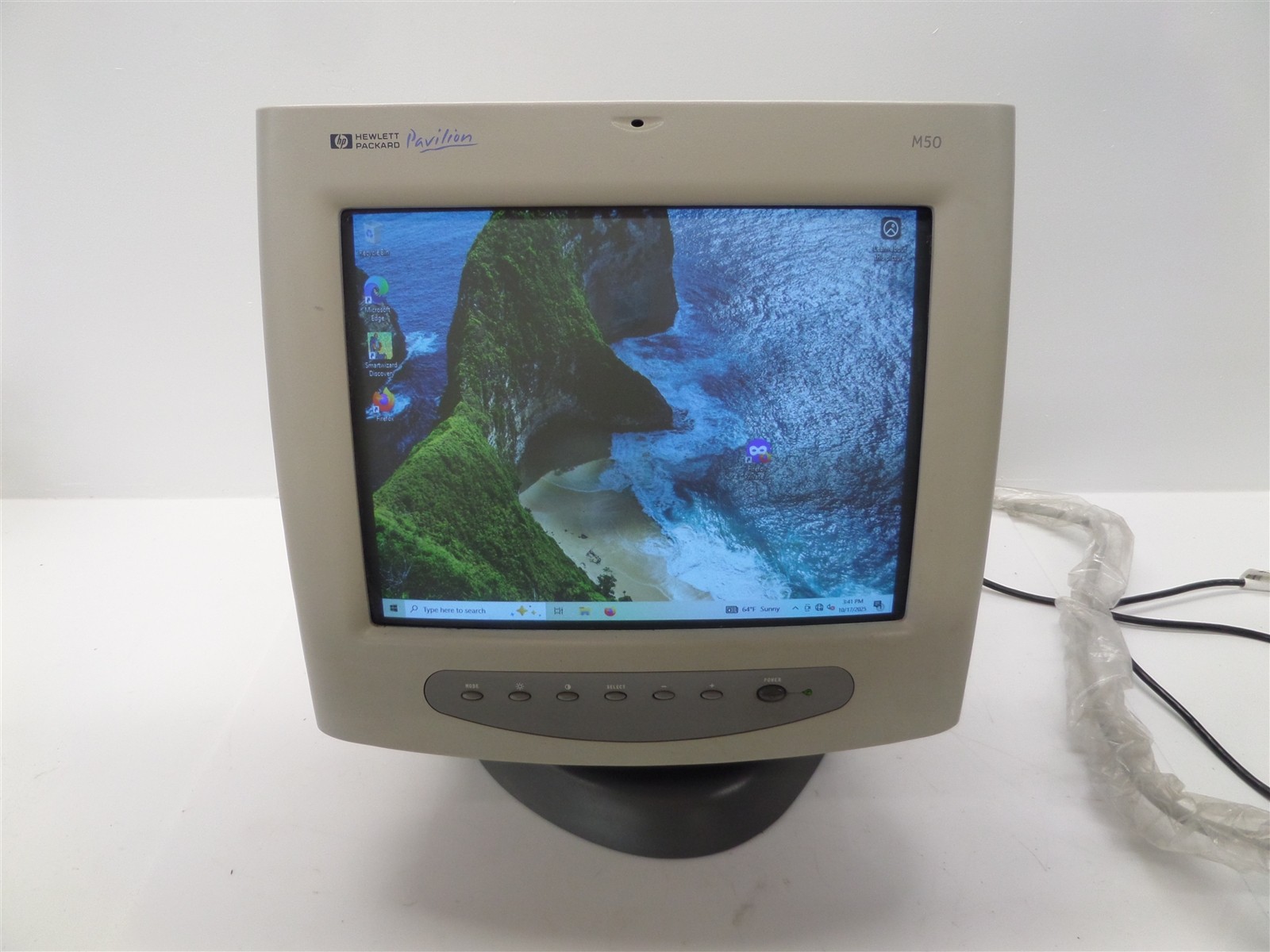 Vintage HP M50 D5258A 13.5" VGA CRT Monitor