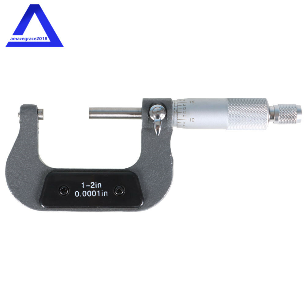 1-2" Outside Micrometer 0.0001" Carbide Tipped Precision Micrometer