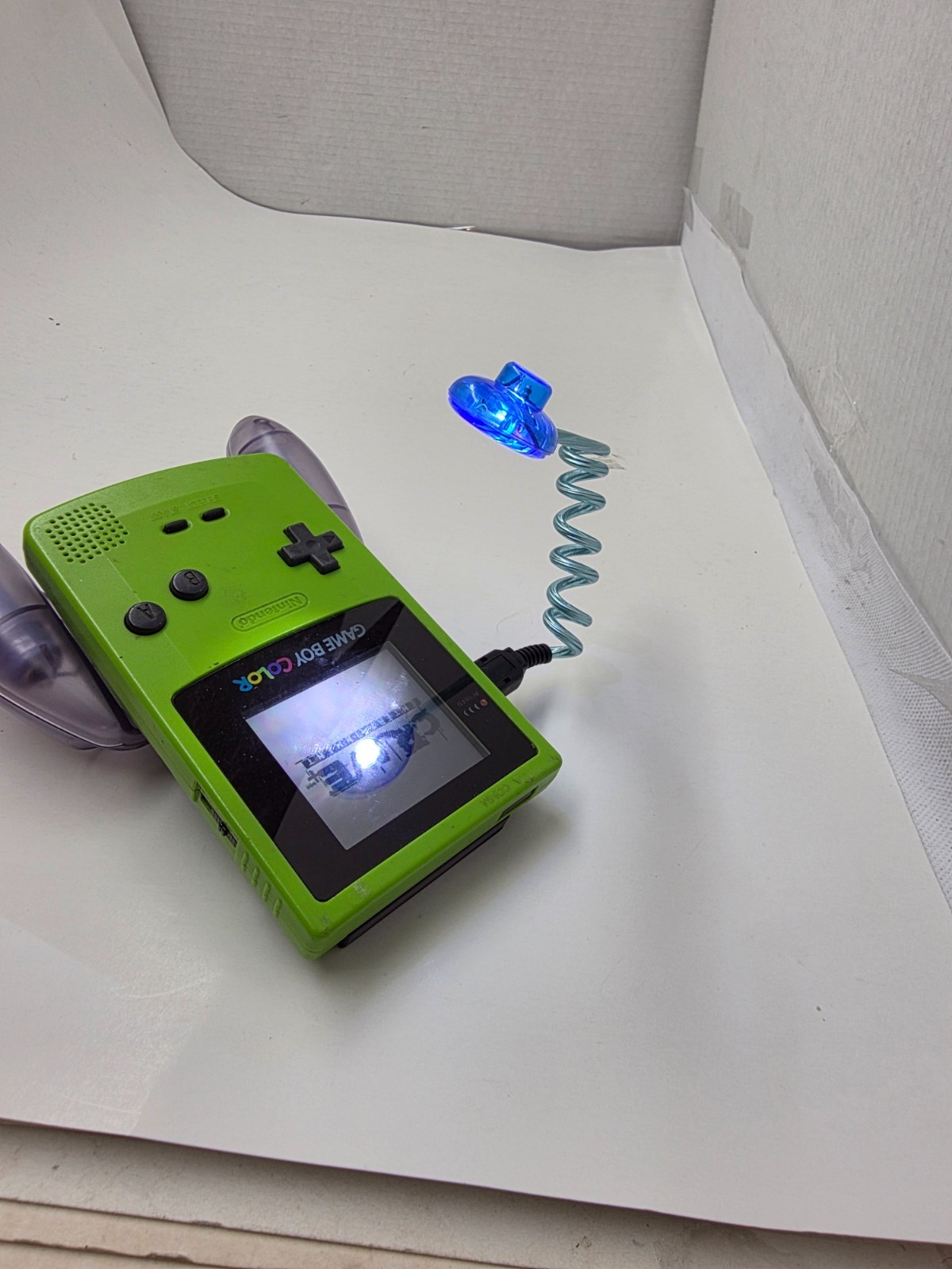 NEW Very Bright LED Wormlight Worm Light for Game Boy Color GBC BLUE
