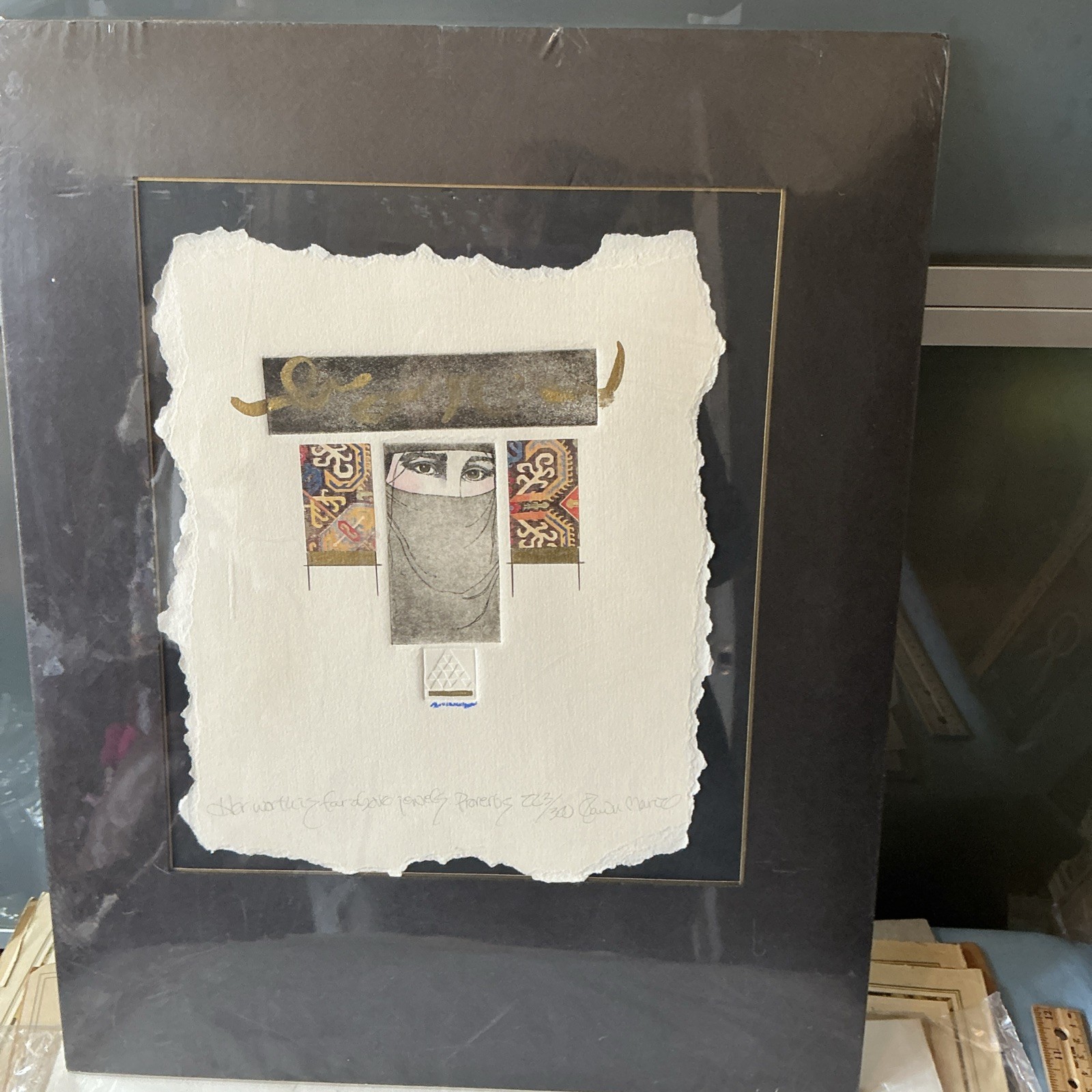 Vintage Rare Art By Dawn Marie Print  Matted Limited Edition 223/300