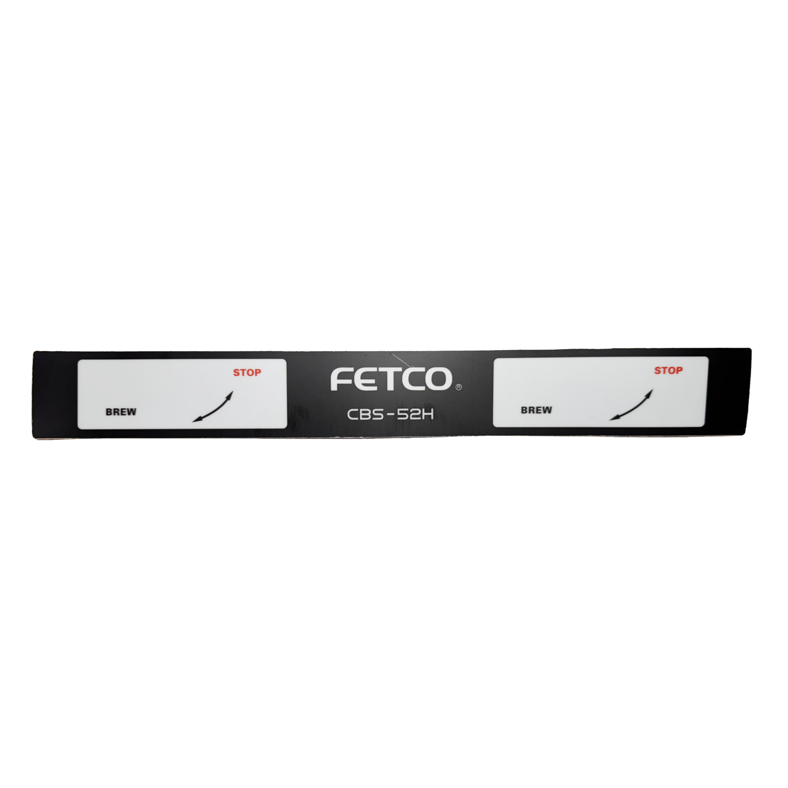 Fetco 1045.00020.00 Overlay Control Panel CBS-52H OEM Genuine Replacement Part