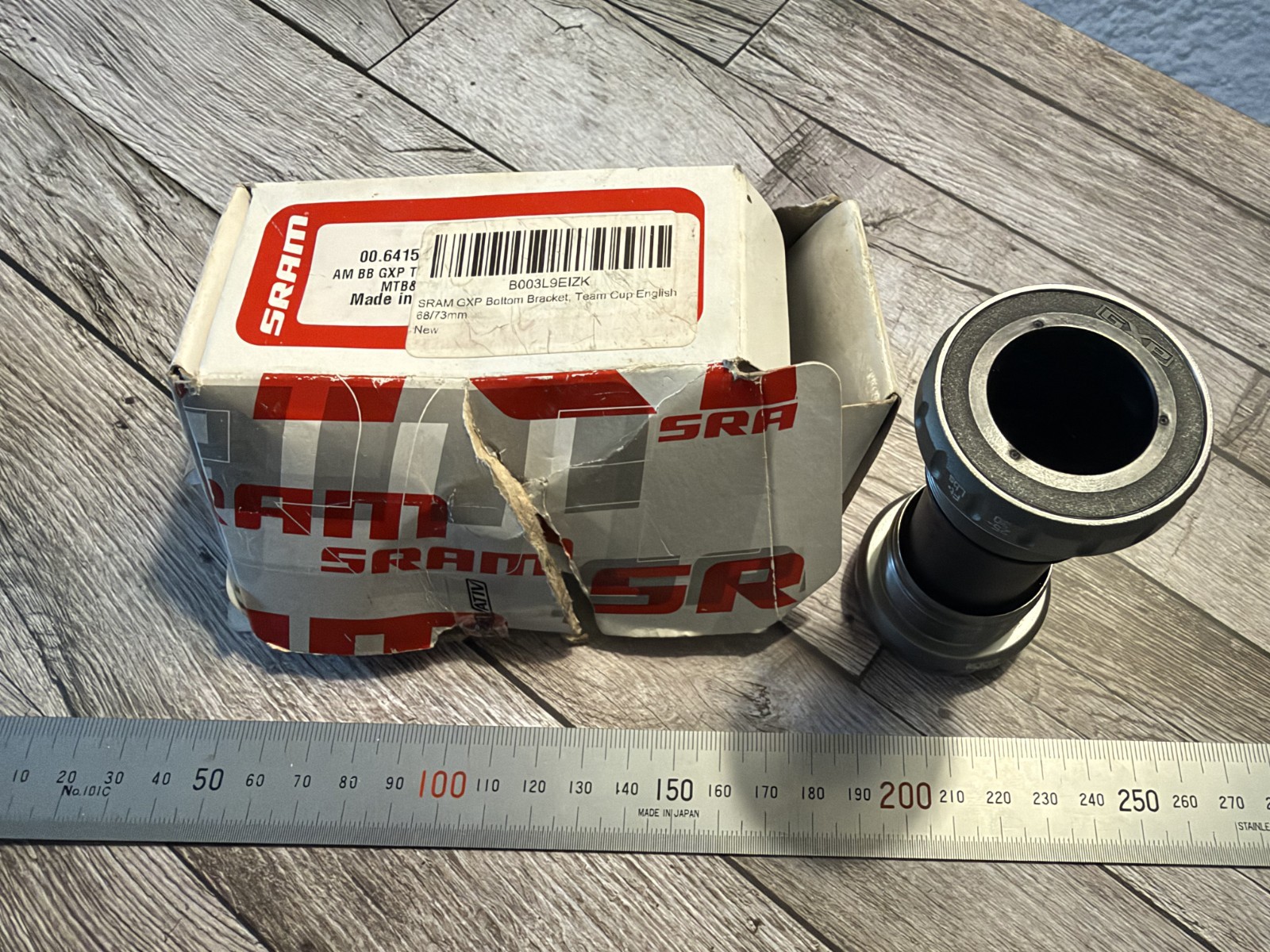 SRAM Bottom Bracket GXP Team Cups English 7368mm 134610 710845646188