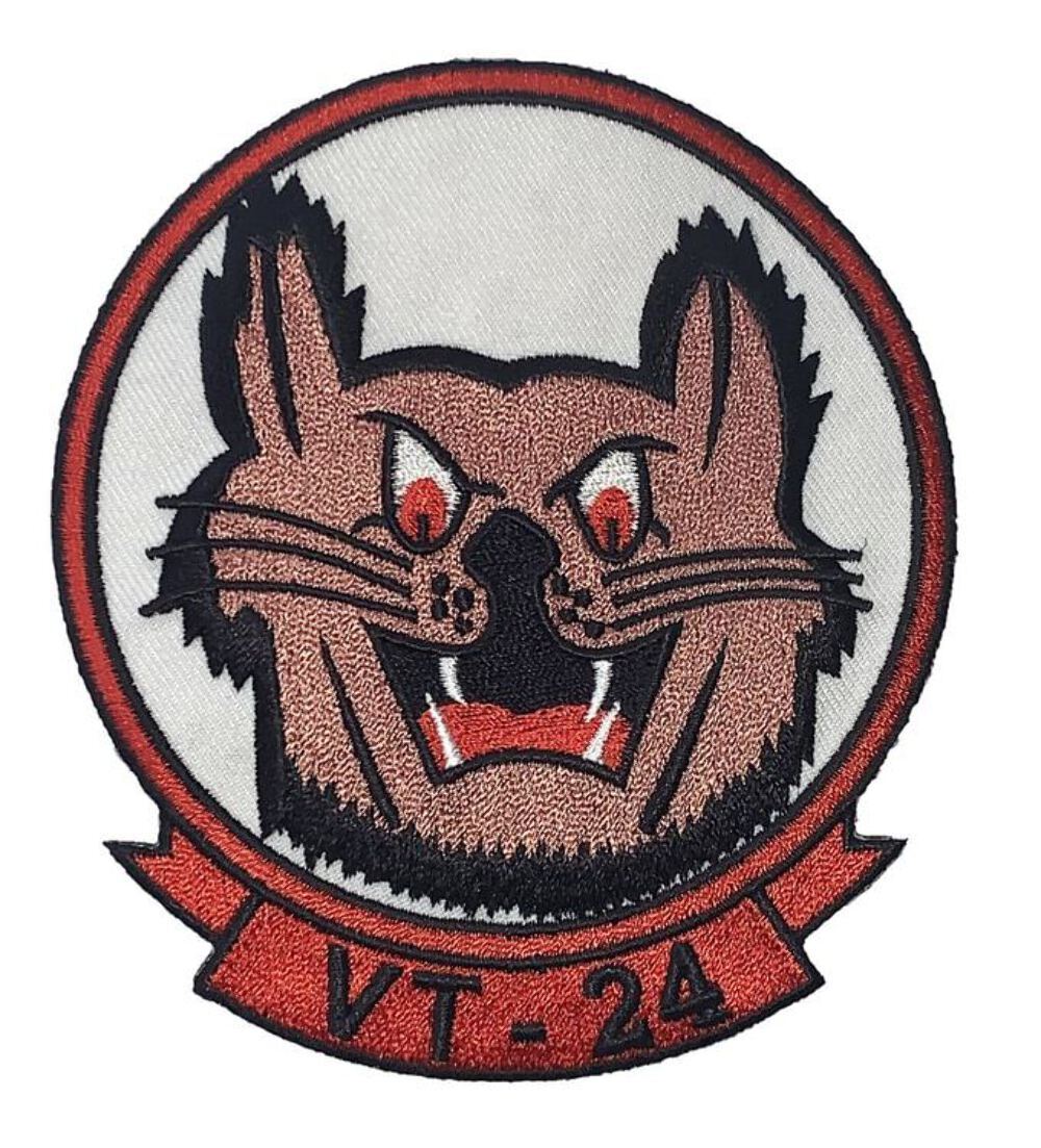 VT-24 Bobcats Squadron Patch – Plastic Backing