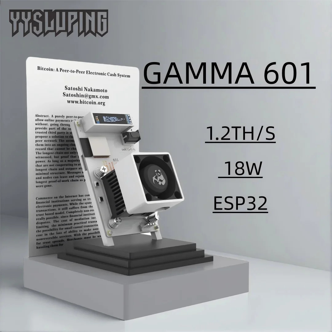 2026 Latest Bitaxe Gamma 601 1.5th/s 25W Open Source Bitcoin Miner With Power Su