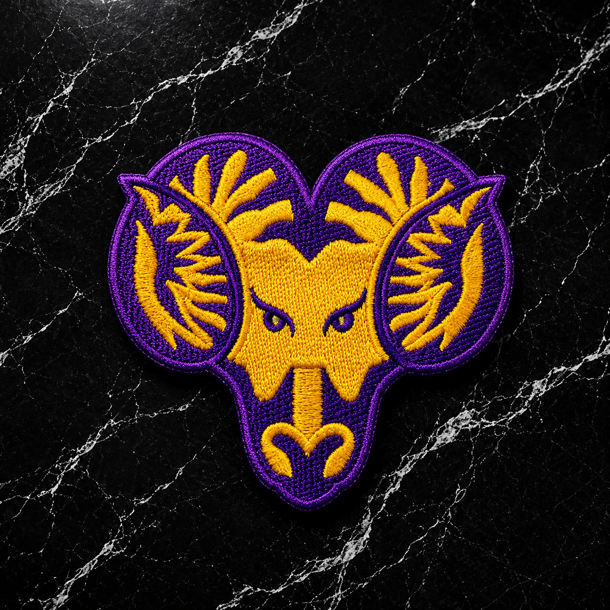 WEST CHESTER GOLDEN RAMS NCAA IRON ON PATCH 2.75"X2.75" FREE SHIPPING & TRACKING