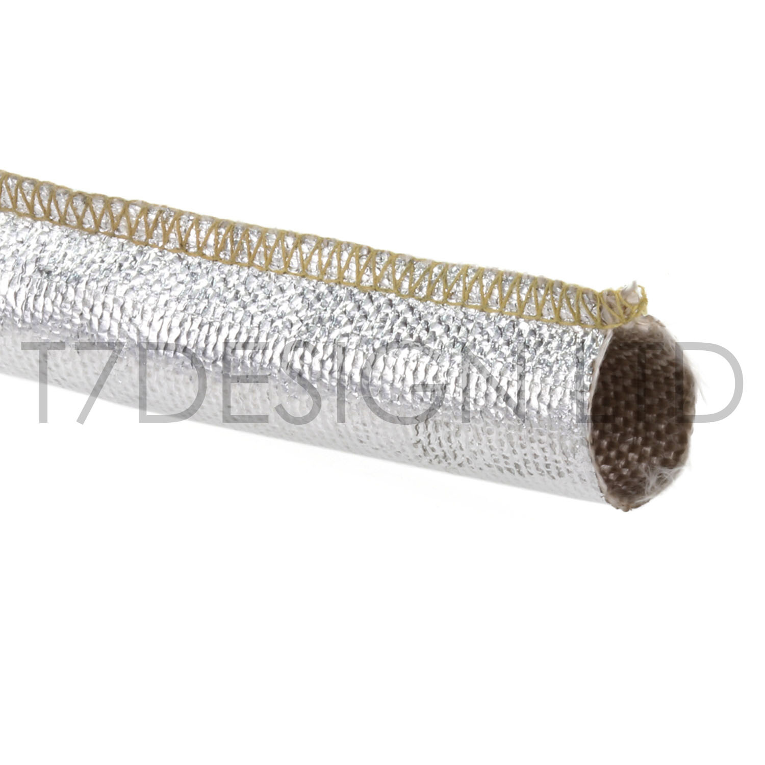 20mm Aluminised Sewn Heat Shield Sleeve 0.25m (250mm)