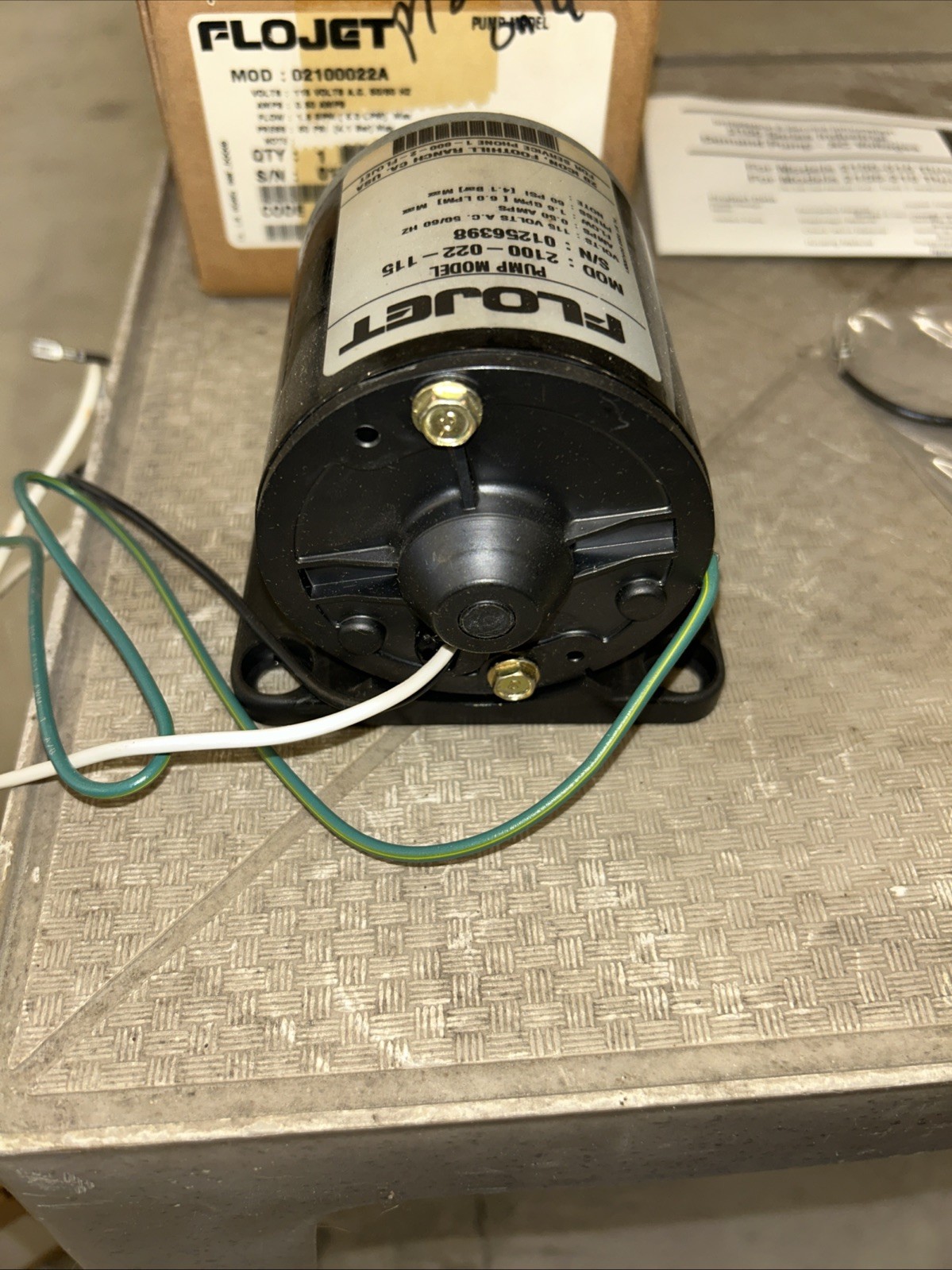 Flojet Motor For Pump Model 2100-022-115