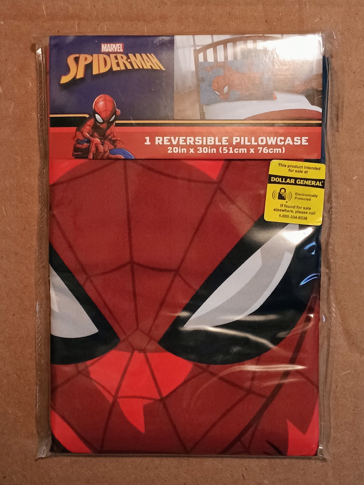Marvel Spiderman Reversible Pillowcase Standard Size 20"x30"