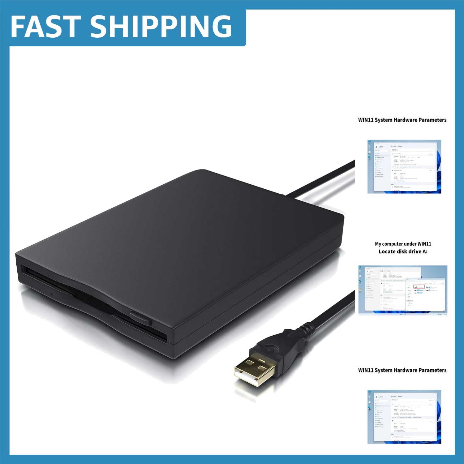 Reliable USB Floppy Disk Drive for Efficient Data Transfer - 1.44 MB Capacity