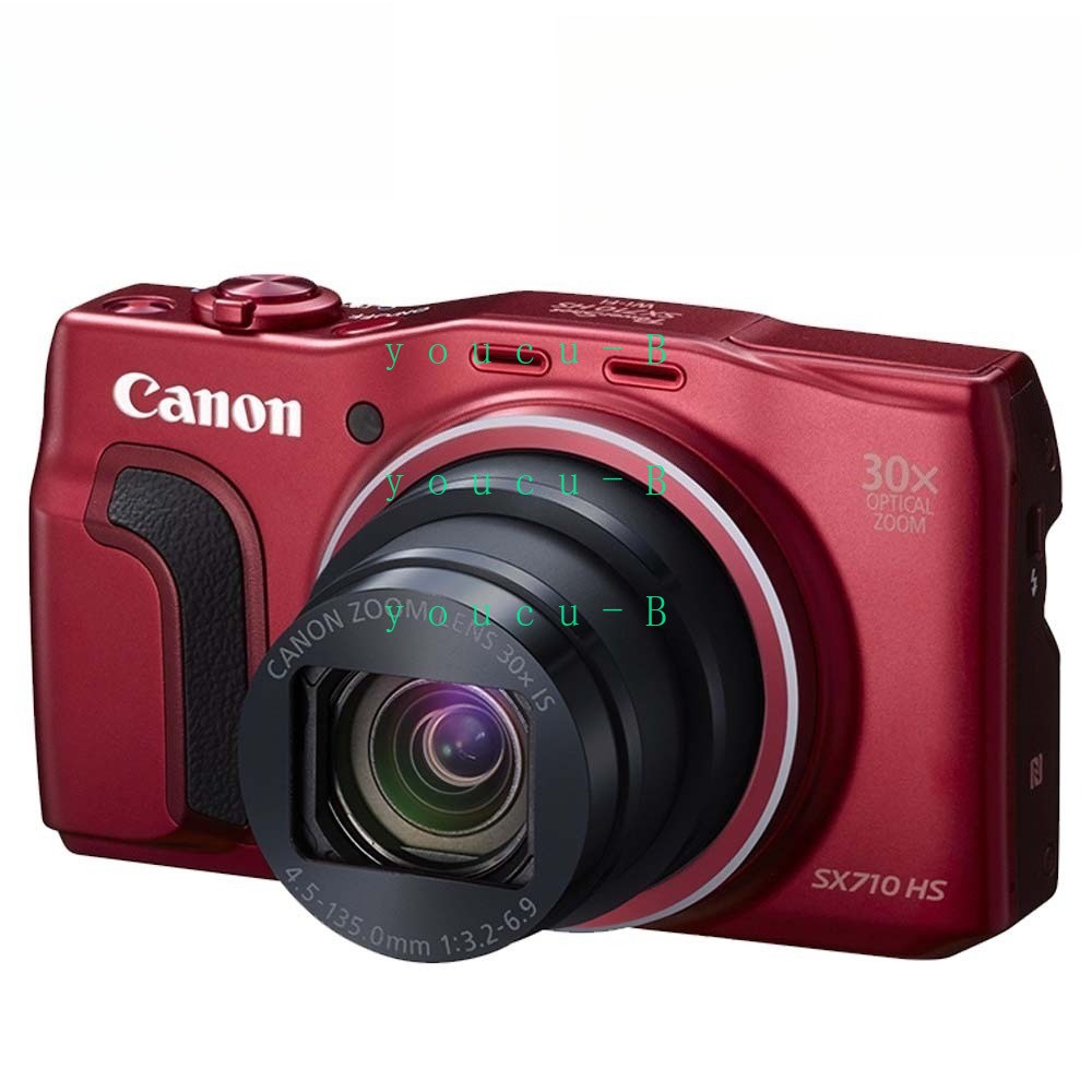 Canon PowerShot SX710 HS Digital Camera 20.3 MP 30x Optical Zoom Red Wi-Fi&NFC