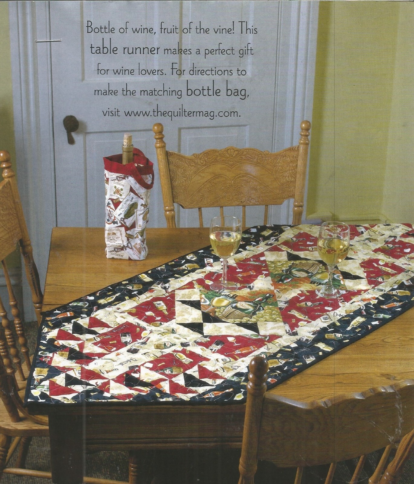 A0316  NAPA VALLEY RUNNER QUILT PATTERN/INSTRUCTIONS