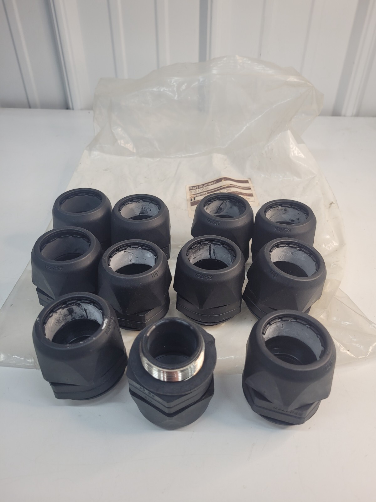 Murrplastik VG P29-M Black Conduit Fitting 83511660 LOT OF 11 NEW e12m