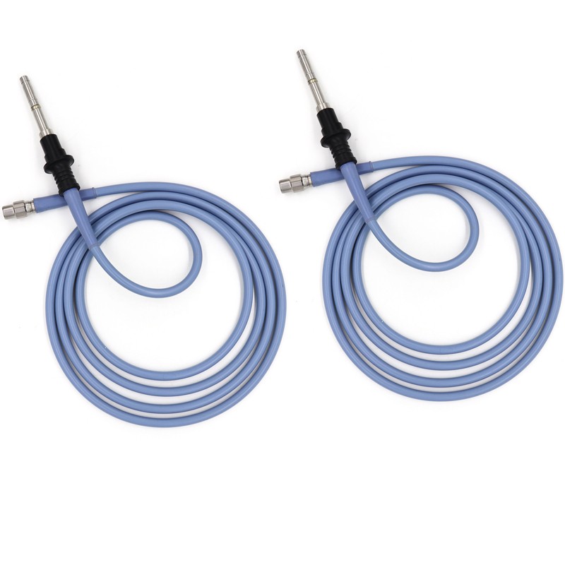 2X Olympus Compatible Endoscopy Light Source Fiber Optic Cable 2.5Meters