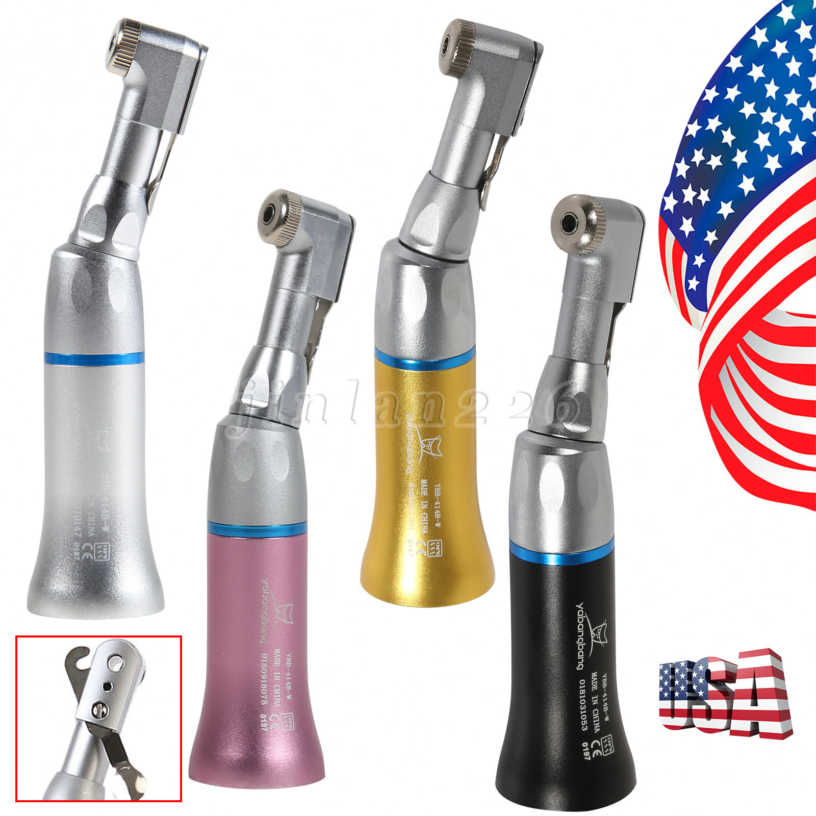 Estilo NSK Dental Contra Angulo Baja Velocidad Pieza de Mano Contra Angle E-type