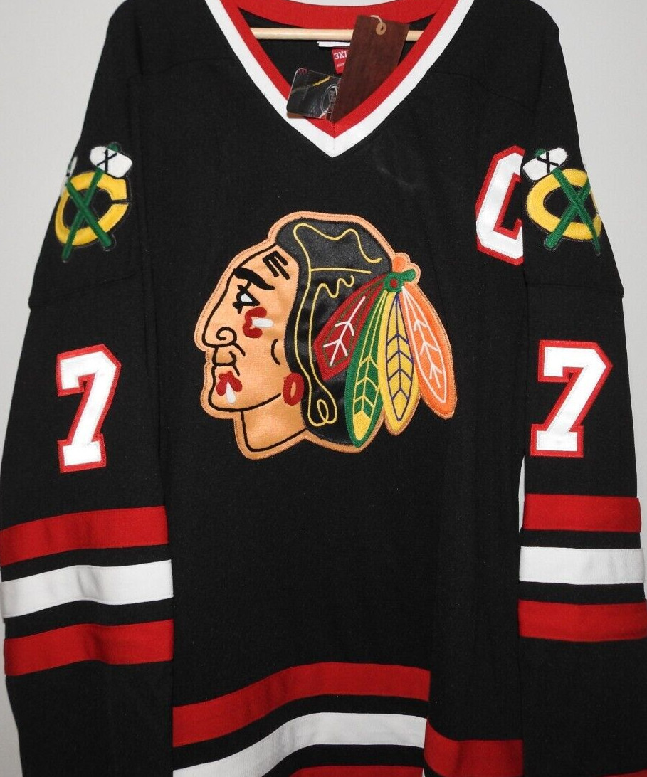 Mitchell & Ness 1997-98 Chicago Blackhawks #7 Hockey Jersey New Mens Big & Tall