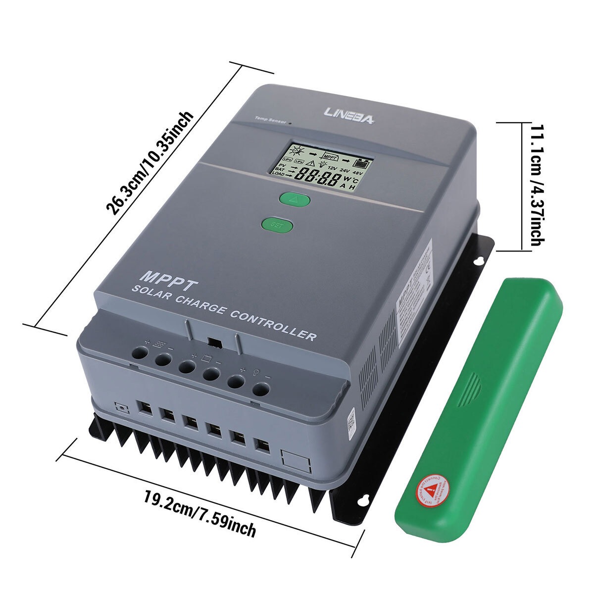 5200W 100A Solar Charge Controller 12V/24V/36V/48V Solar Panel PV Regulator NEW