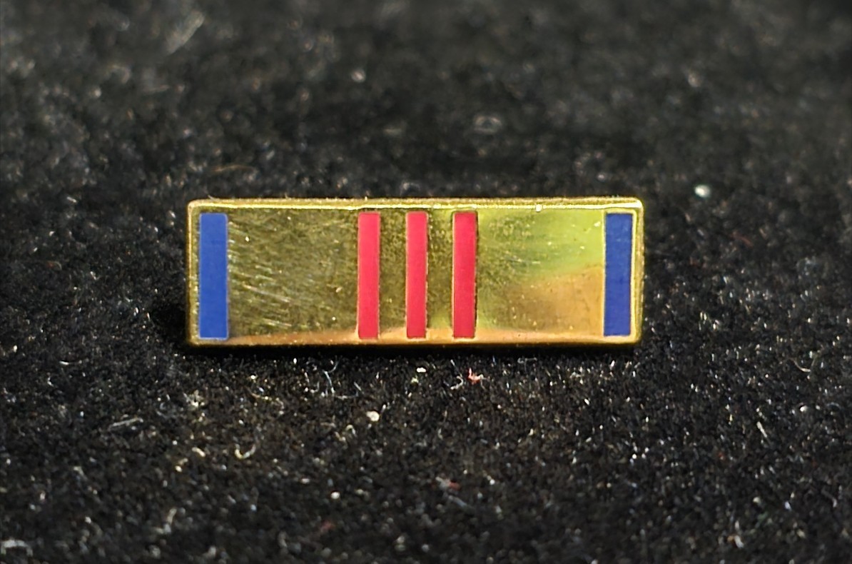 Merchant Marines Vietnam Service Ribbon Lapel Pin - 3/4" x 1/4"