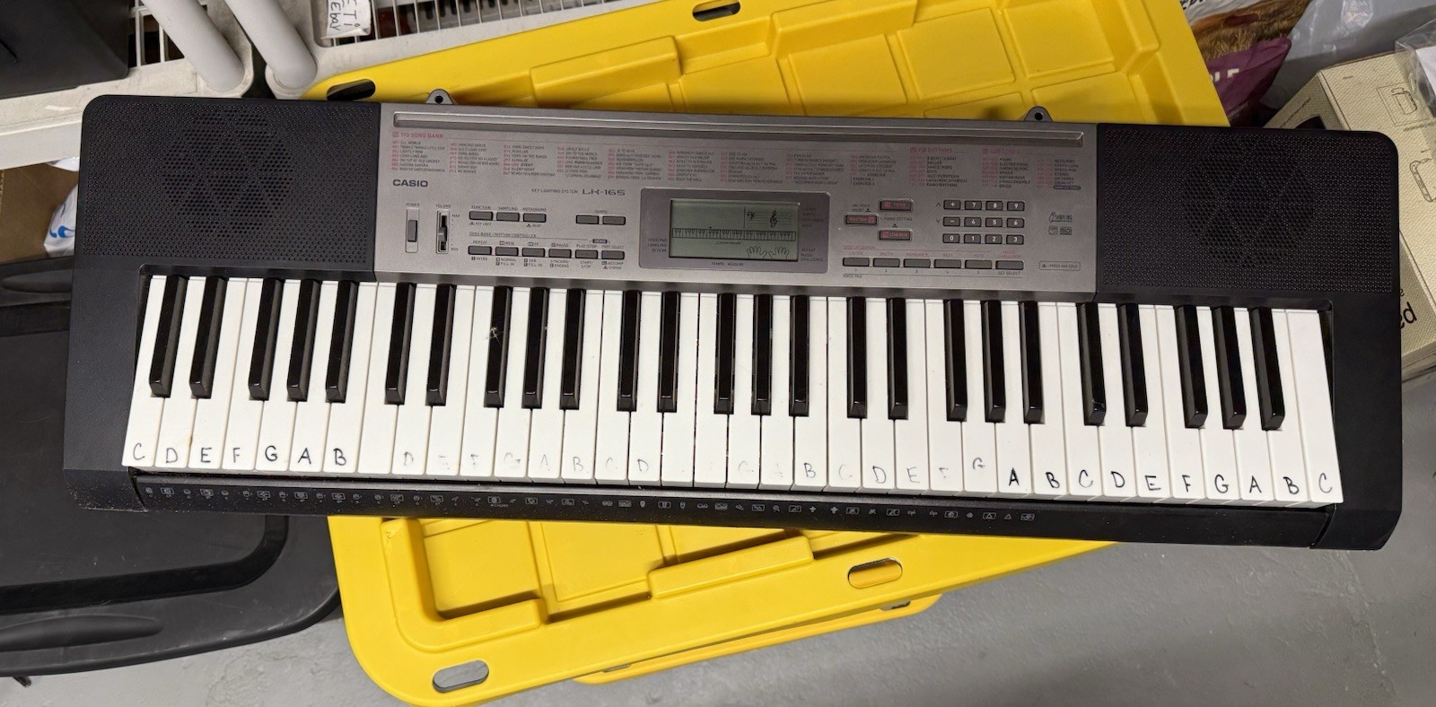 Casio LK-165 61-Key Electronic Light Up Keyboard….