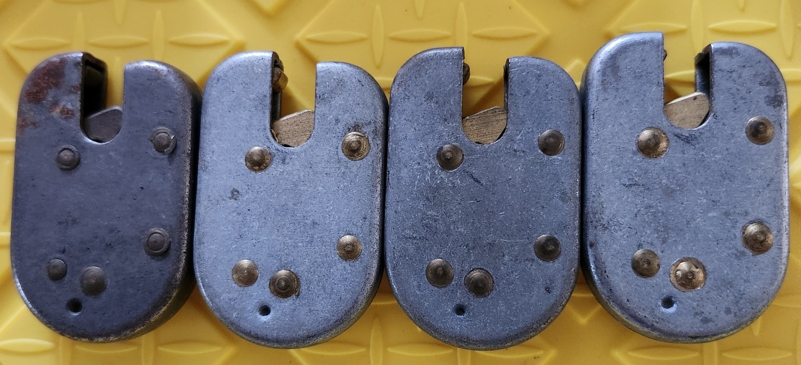 4 Vintage US Mail bag locks NO keys