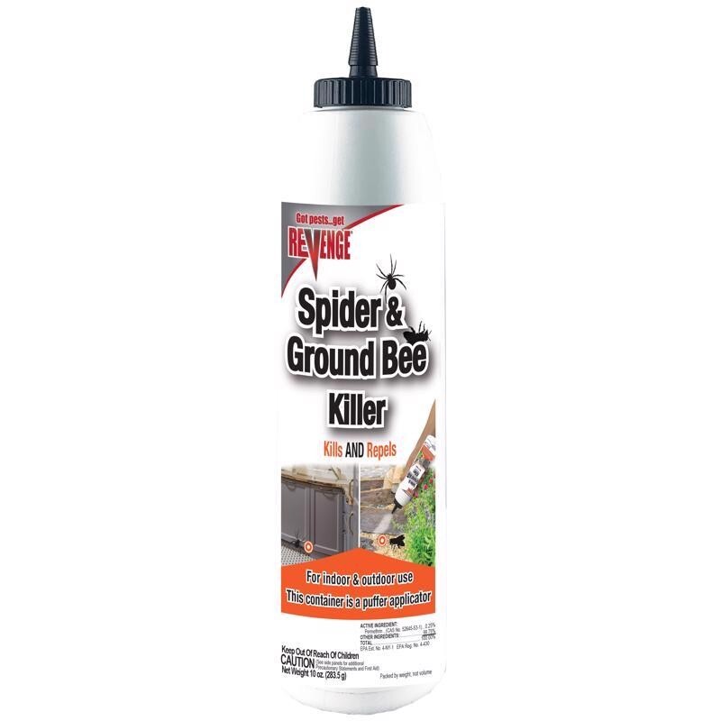 Bonide REVENGE Spider & Ground Bee Killer Ready-to-Use Insect Killer Dust 10 oz