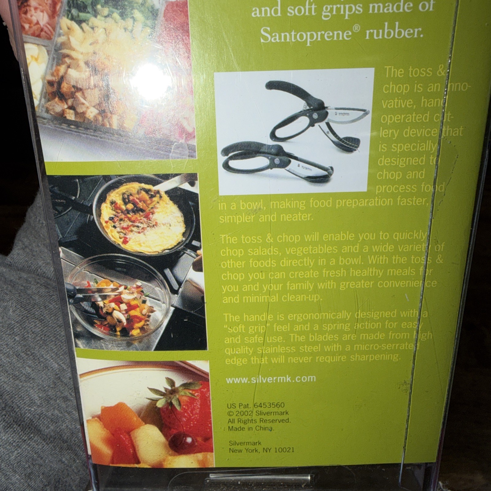 New in Package, 2002 Silvermark Toss & Chop Salad Scissors