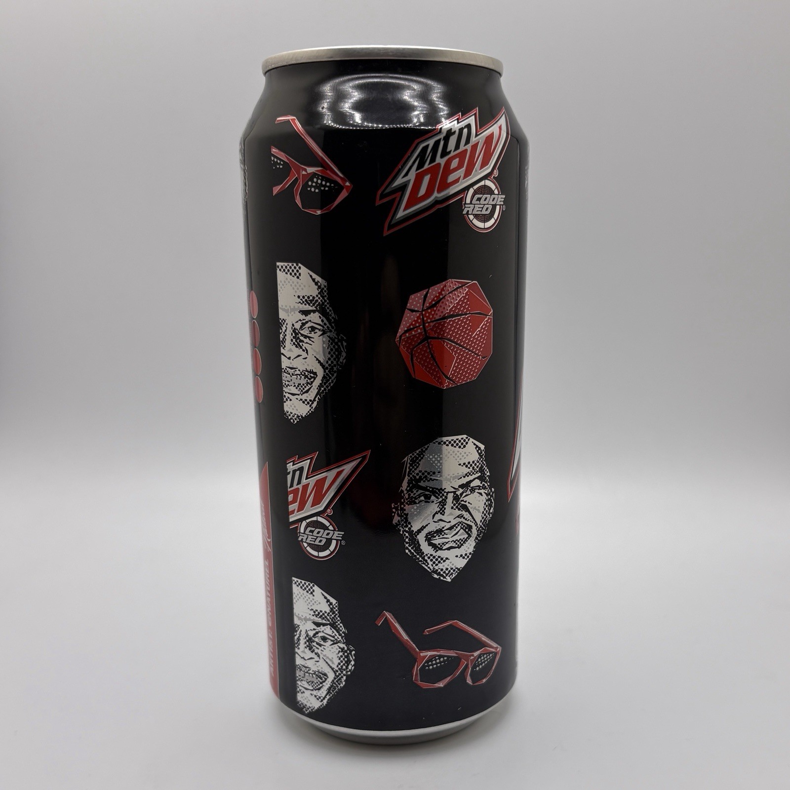 Rare Mountain Dew Russel Westbrook 16oz Limited Edition Code Red Can Empty HTF!!
