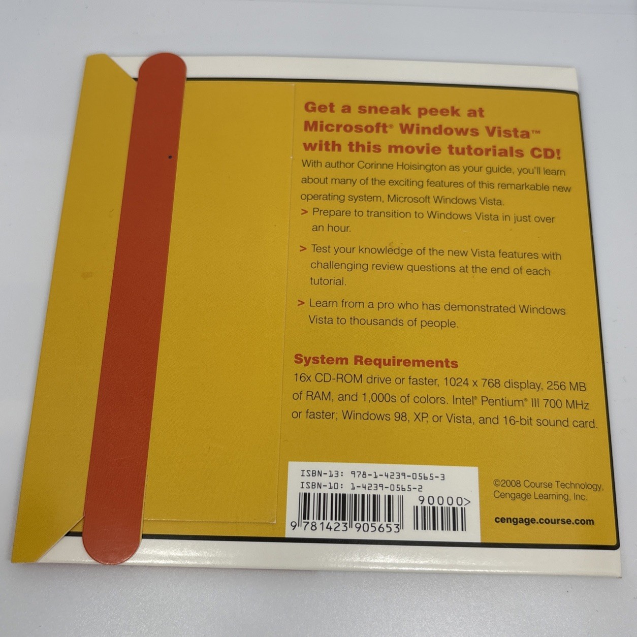 Movie Tutorial CD Microsoft Windows Vista - A Guided Tour Brand New 2008 Sealed