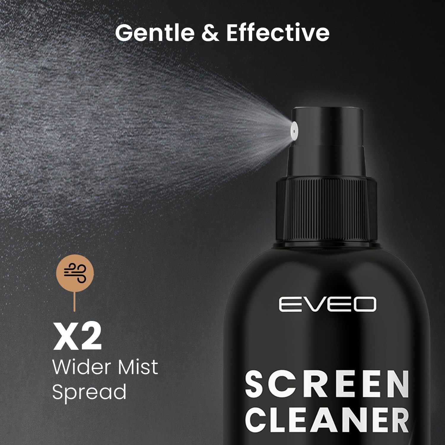 Screen Cleaner Spray - TV Screen Cleaner Spray and Microfiber Cloth kit, Compute