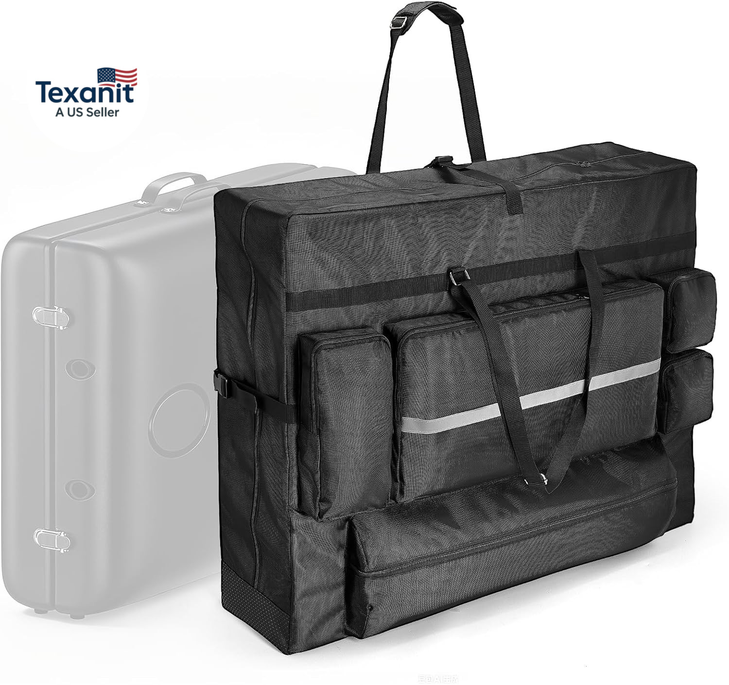 Massage Table Bag,30In Universal Massage Bed Carrying Case,840D Oxford Carry Bag