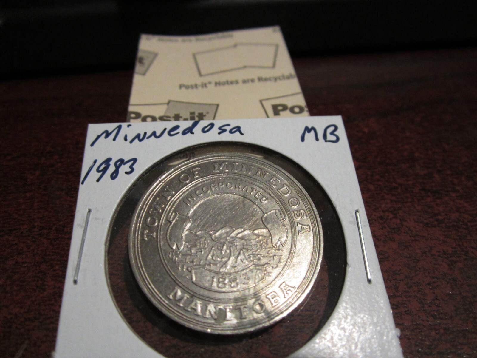 1983 - Minnedosa, Manitoba - Canada Token, Canadian trade dollar