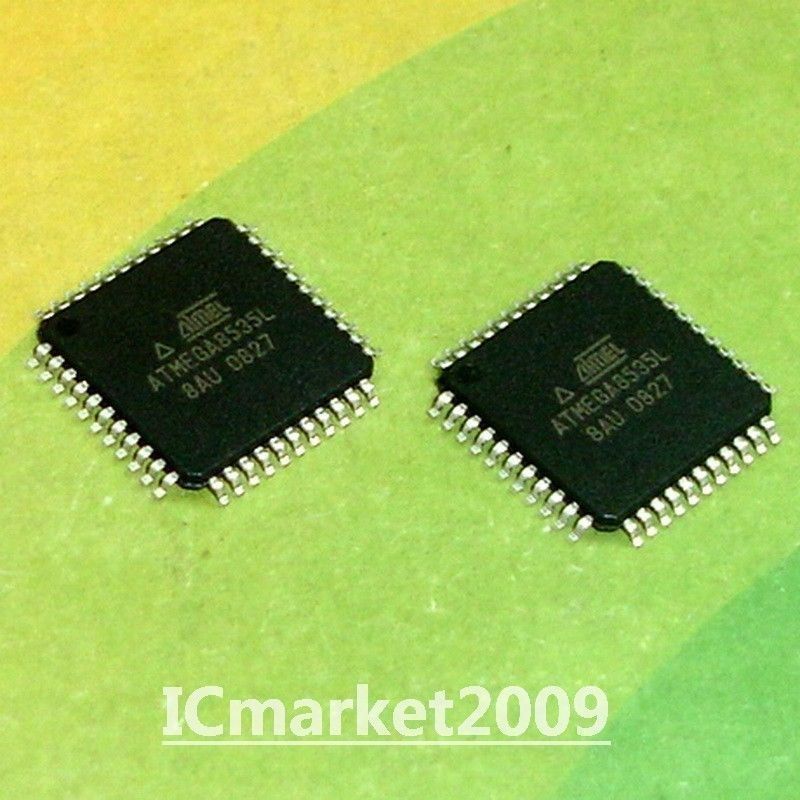 2PCS ATMEGA8535L-8AU QFP-44 8-bit AVR Microcontroller 8K Programmable Flash Chip