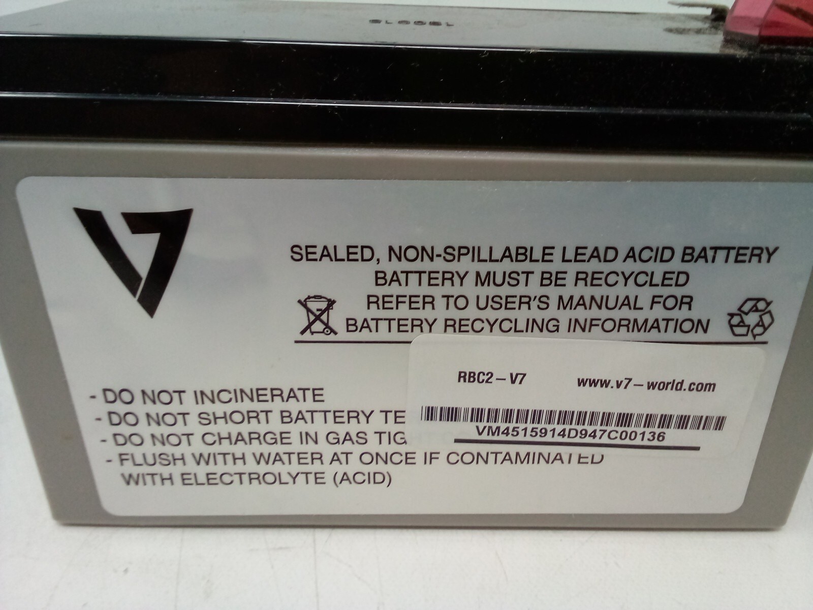 V7 RBC2-V7 RBC2 UPS Replacement Battery for APC