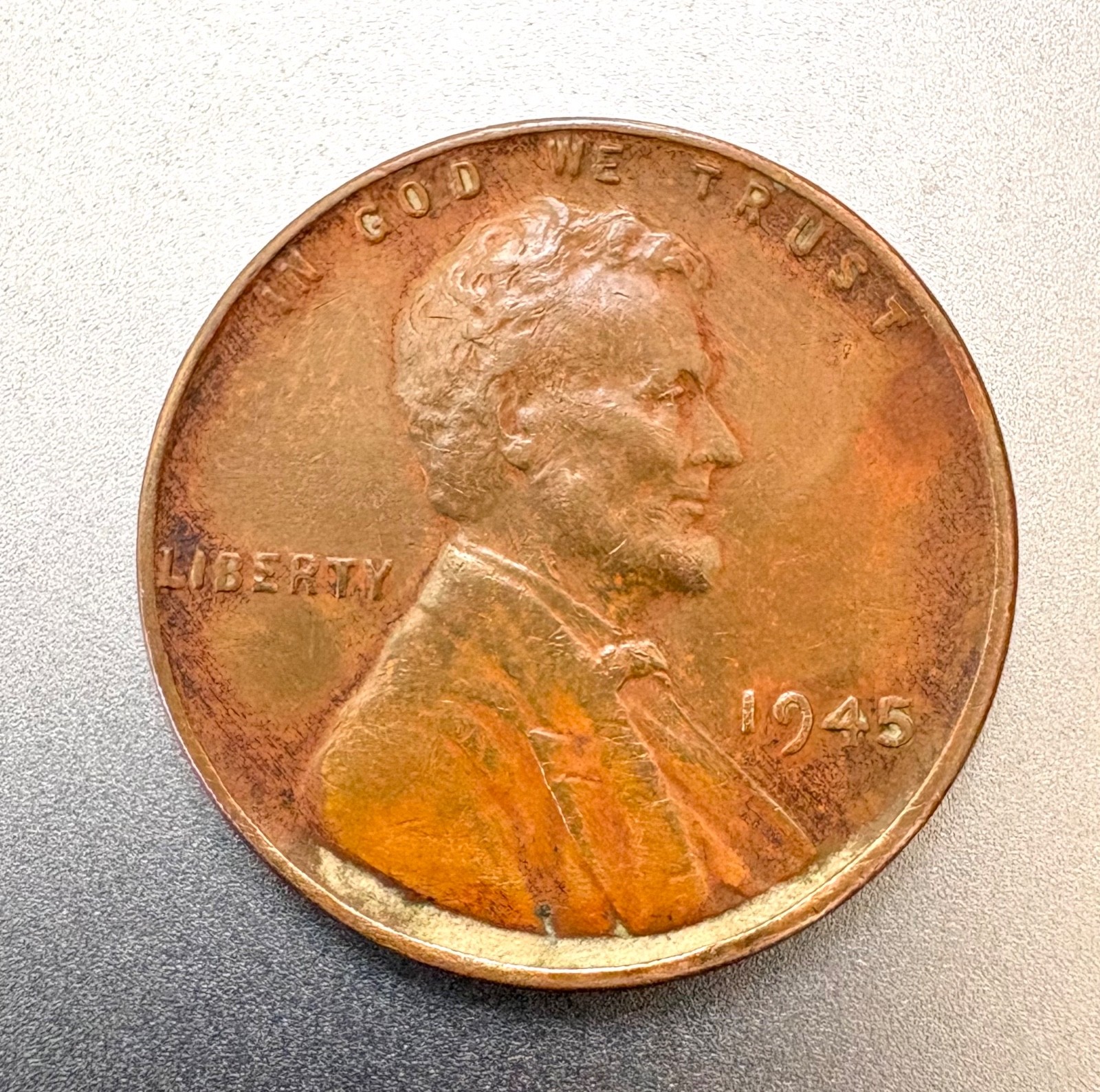 1945 Lincoln cent, combined shipping, INV:2372