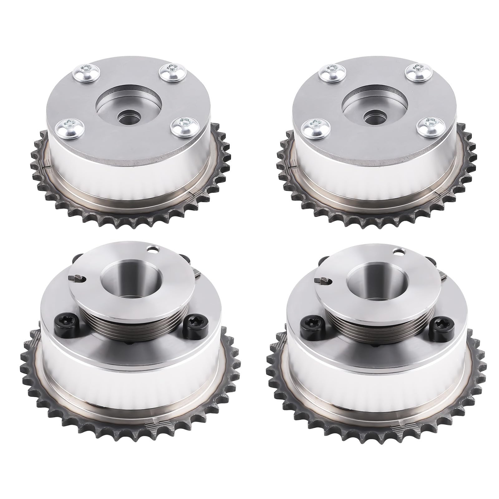 4PCS Intake Exhaust Cam Phaser Fit Hyundai Kia 2011-2019 3.3L 3.8L 24350-3CGA0