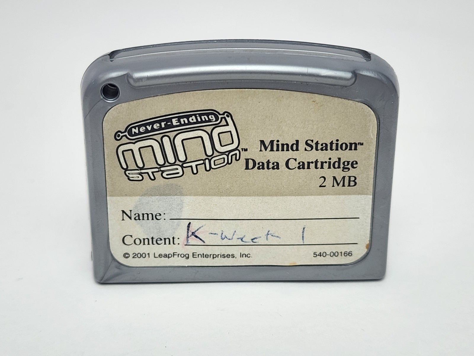 LeapFrog Never-Ending Mind Station Data Cartridge 2MB 540-00166 Vintage