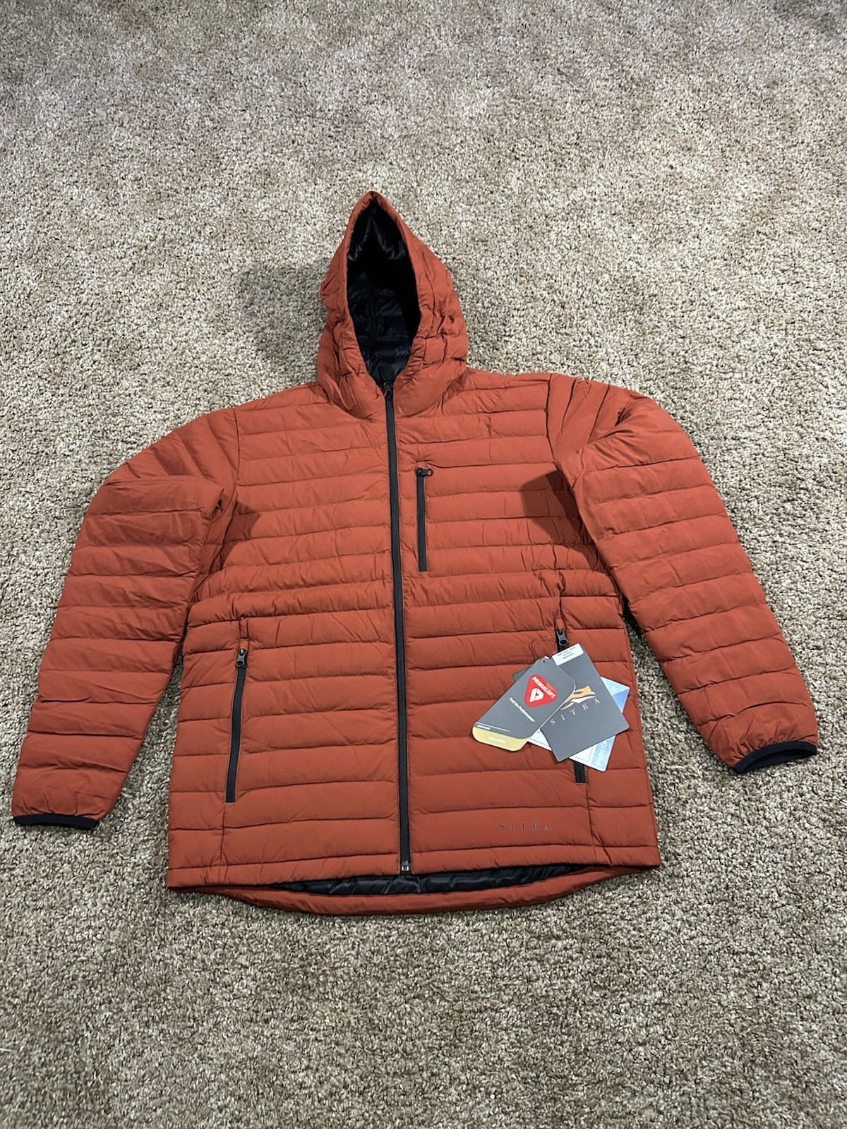 Sitka Mens L Rover Down Cold Weather Insulated Jacket - Fox Red