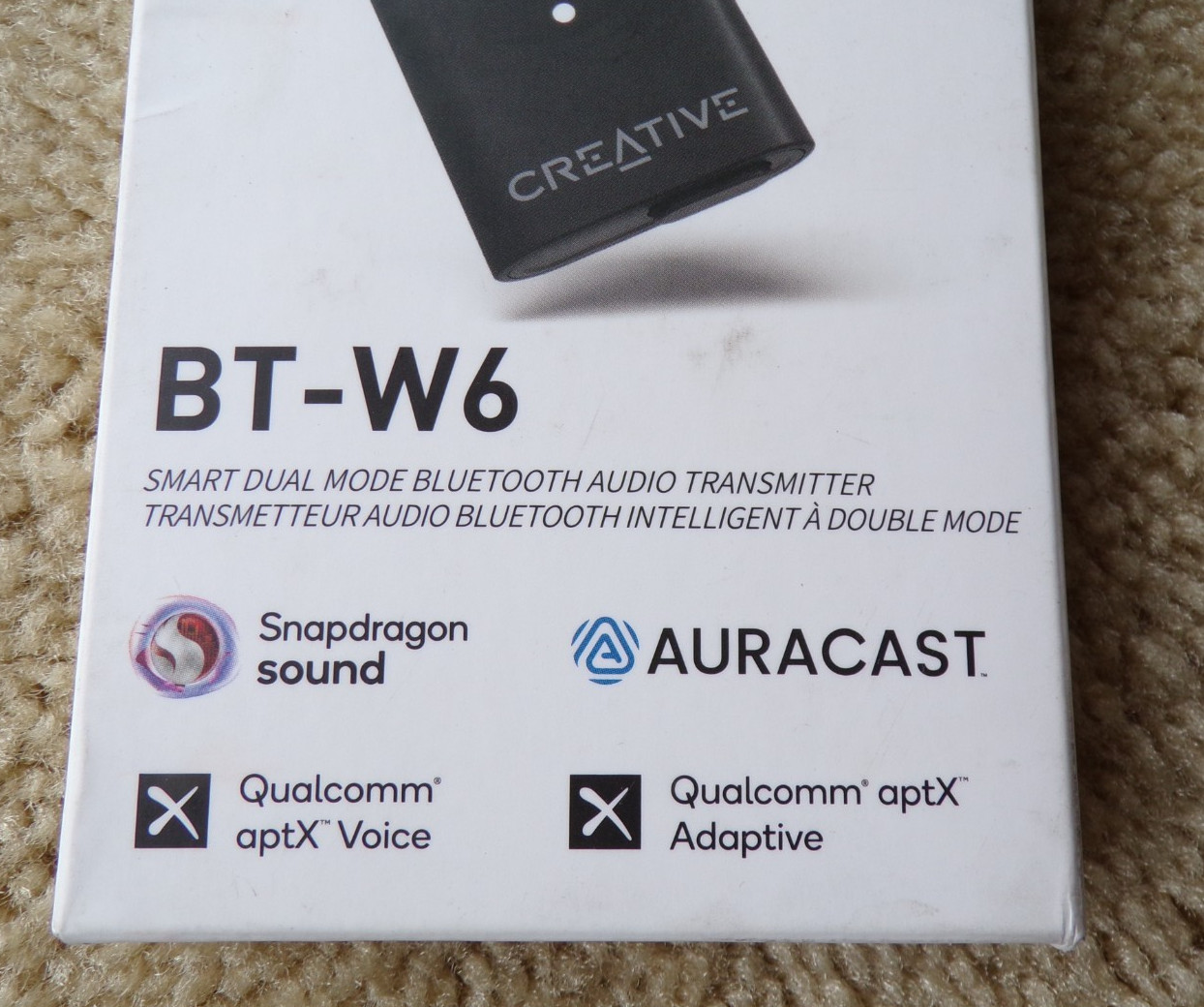 Creative BT-W6 Bluetooth Audio Transmitter for PS4/PS5/Nintendo Switch .... @h24