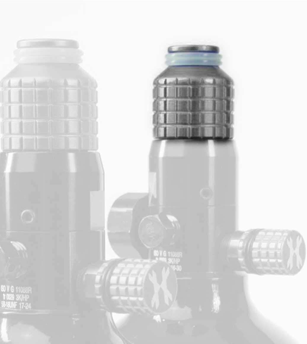 HK Army Paintball Tank Thread Protector - Silver