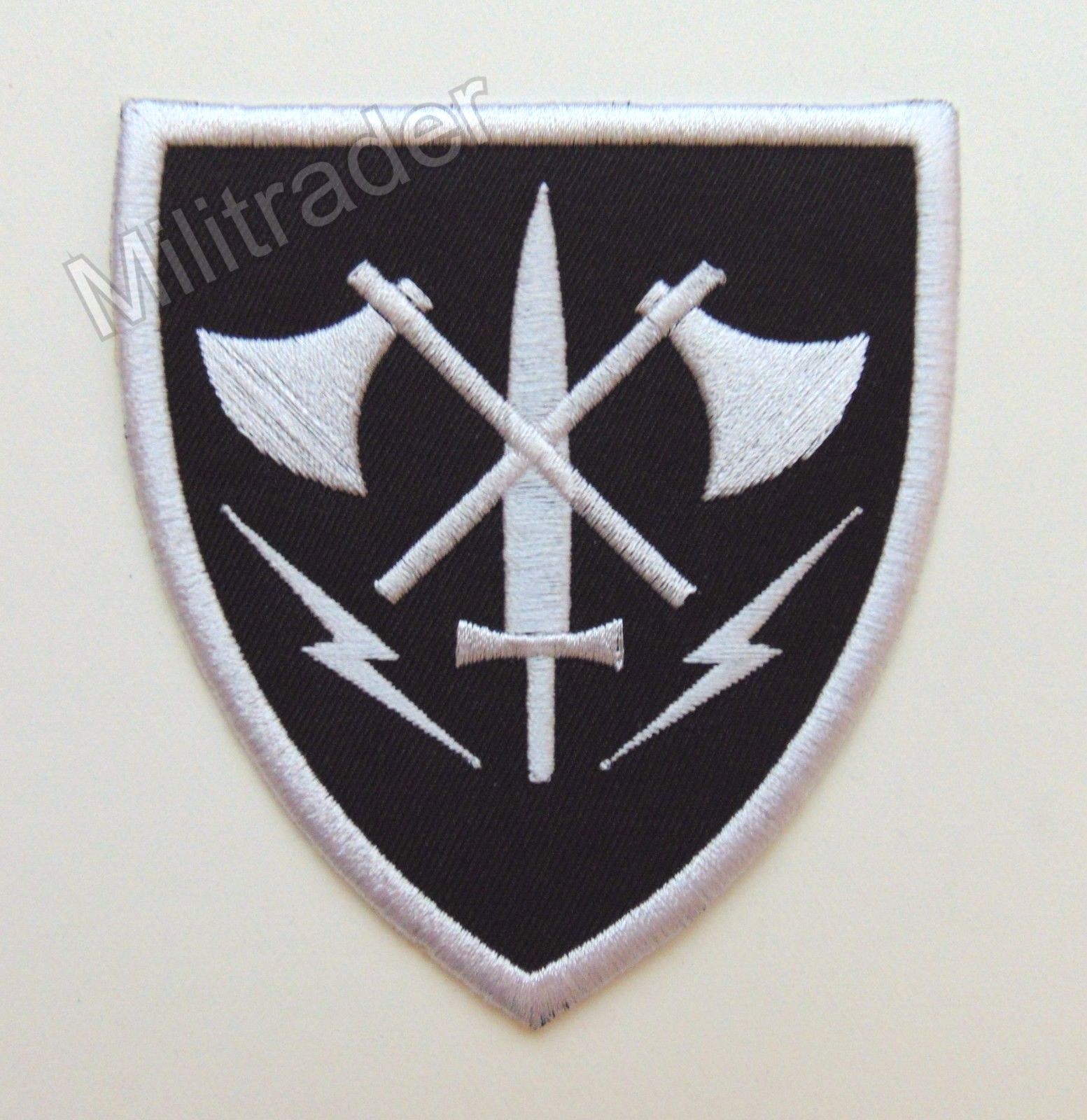 Norway Norwegian Special Unit of the Territorial Defense Forces Patch (B/W)