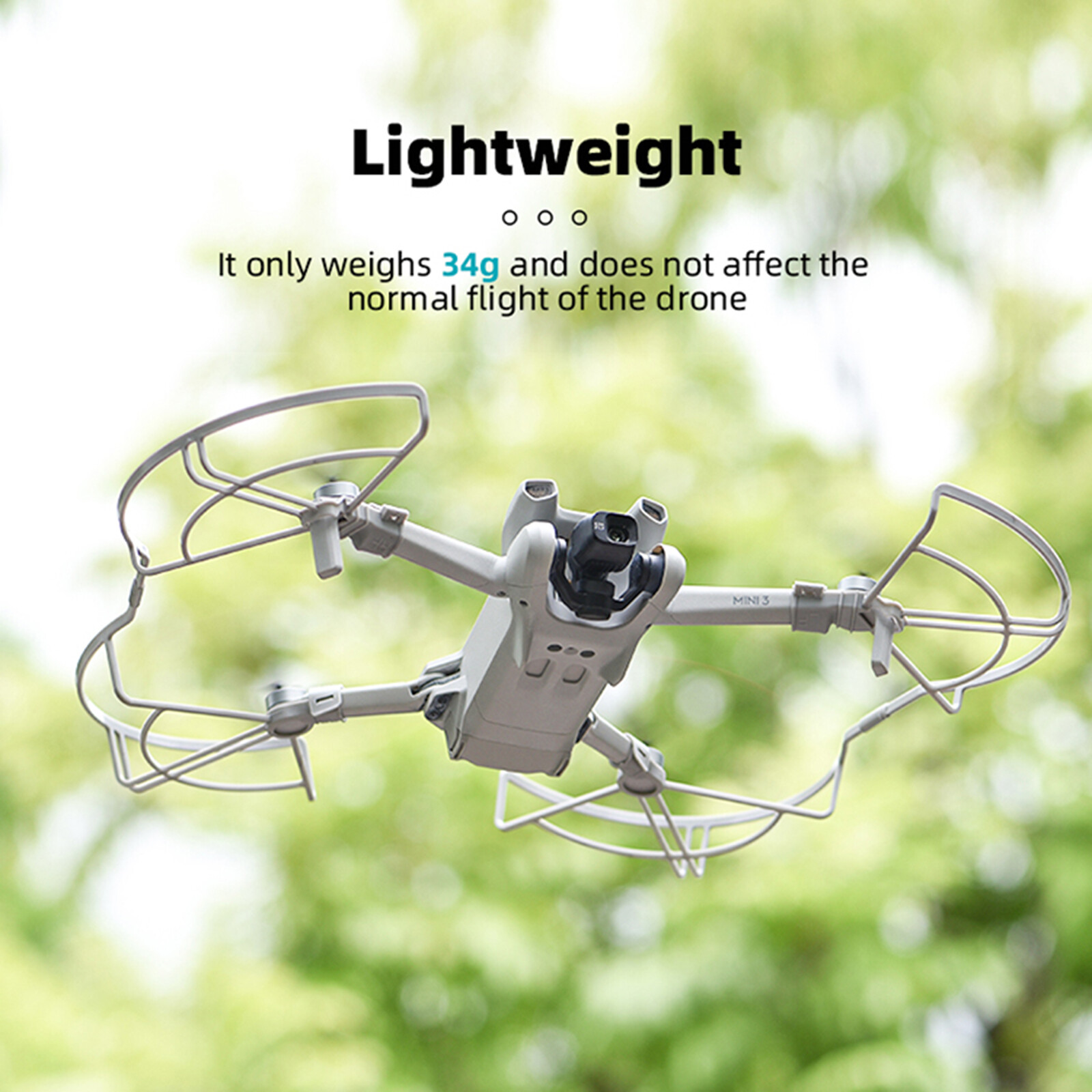 1 Set Propeller Guard Drone Accessories for DJI Mini 3/3 Pro Drone