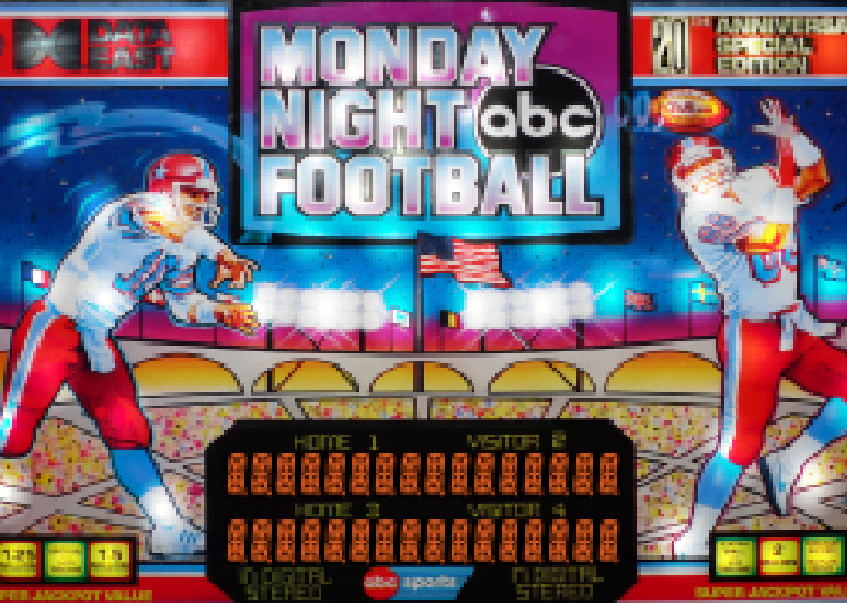 MONDAY NIGHT FOOTBALL -NON GHOSTING Lighting Kit custom SUPER BRIGHT PINBALL KIT